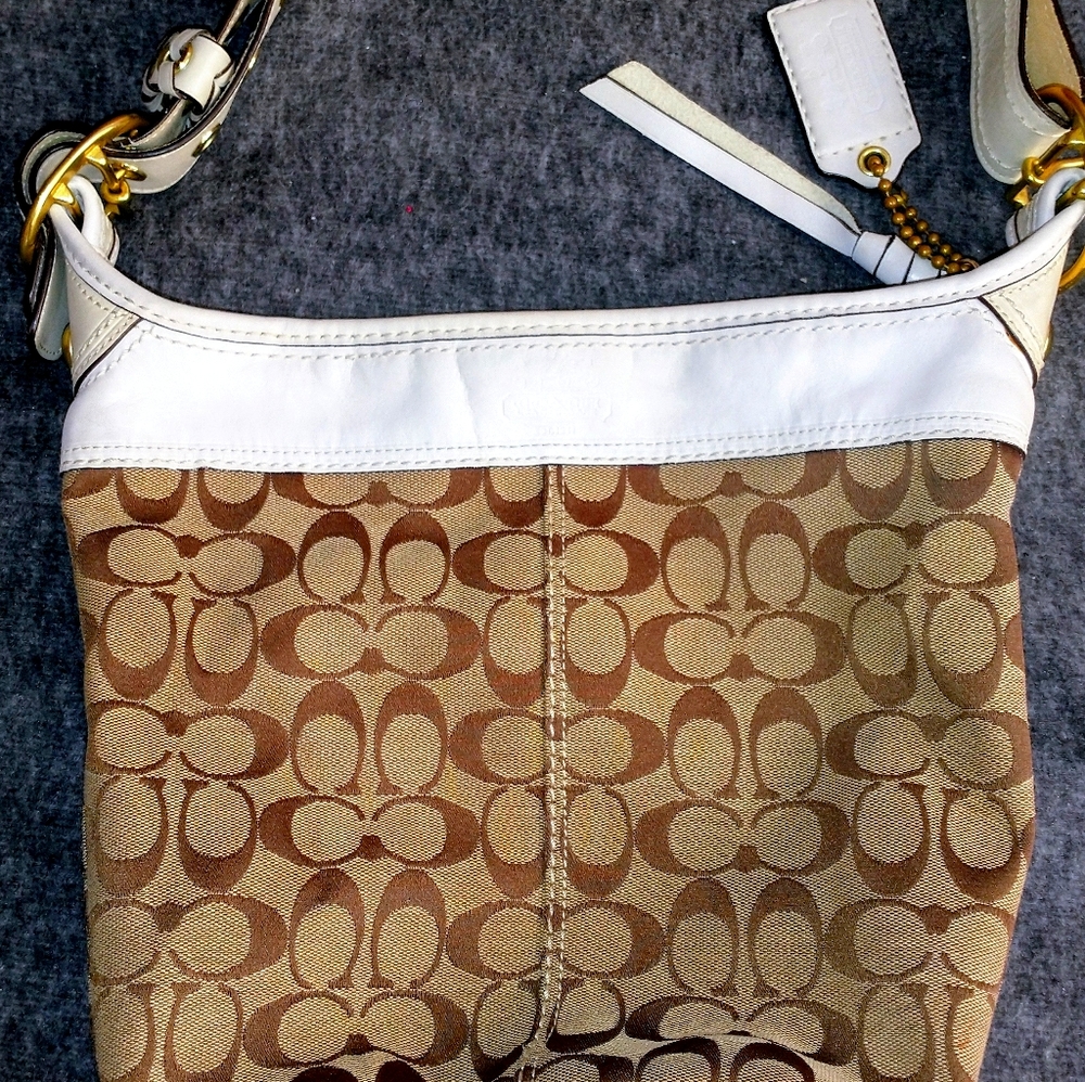 Coach 11437 Bleecker Signature Duffle Hobo Bag